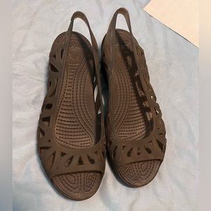 Crocs Isabella wedge sandal size 7